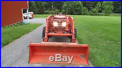 2007 KUBOTA GRAND L3940 4X4 COMPACT UTILITY TRACTOR With LOADER HYDRO 1150 HOURS