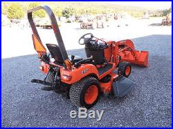 2007 Kubota BX1850 4X4 Sub Compact Tractor Quick Attach Loader 54 Belly Mower