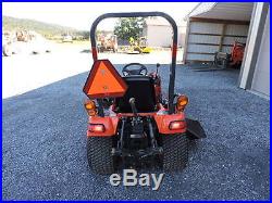 2007 Kubota BX1850 4X4 Sub Compact Tractor Quick Attach Loader 54 Belly Mower