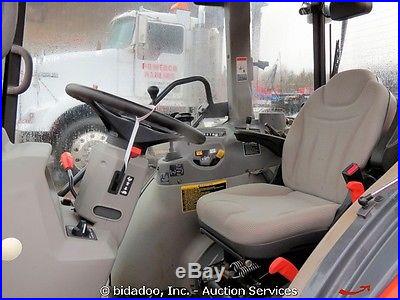 2007 Kubota L4240D 4x4 Ag Tractor w/ Front Loader Heated Cab A/C 540 PTO 44HP