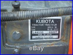 2007 Kubota L4400 Tractor, 4WD, LA703FL SSL QA, R4, NO EMISSIONS, 549 Hours
