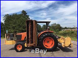 2007 Kubota M105-S Tractor withDiamond Triple Flail Mowers nMississippi NO RESERVE