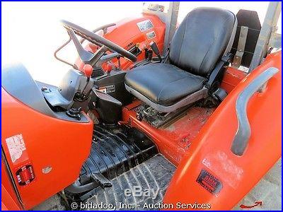 2007 Kubota M7040DT 4x4 Utility Farm Tractor LM1153 84 Front Loader PTO 3-Point