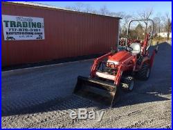 2007 Massey Ferguson GC2310 4x4 Compact Tractor Loader Backhoe