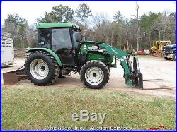2007 Montana T7074 4x4 Ag Tractor Loader Enclosed Cab A/C Heat PTO AUX 70HP