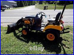 2008 CUB CADET YANMAR SC2400 COMPACT TRACTOR With LOADER. 4X4. 470 HRS. DIESEL