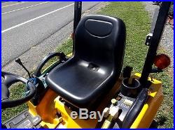 2008 CUB CADET YANMAR SC2400 COMPACT TRACTOR With LOADER. 4X4. 470 HRS. DIESEL