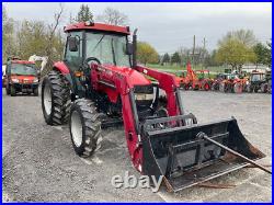 2008 Case IH JX80 4x4 80Hp Utility Tractor with Cab & Loader Only 1200 Hours