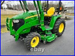 2008 John Deere 3520 Tractor Loader 4x4 HST Mower