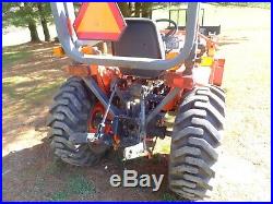 2008 Kubota B7800HSD 4X4 Tractor with attachments Low hours 640Hr