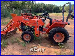 2008 Kubota L3400 4x4 Hydro Compact Tractor with Loader Only 1800 Hours