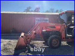 2008 Kubota L5030 4x4 Hydro 50Hp Compact Tractor with Cab & Loader NO DOORS