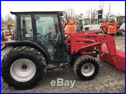 2008 Mahindra 4510C 4x4 Compact Tractor with Cab & Loader Only 300 Hours