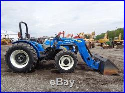 2008 New Holland T4030 Tractor, 4WD, Loader, 76HP Diesel, 1 Remote, 3,158 Hours