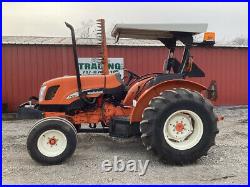 2008 New Holland TN70A 2wd 70Hp Utility Tractor with Side Mower Only 1900Hrs