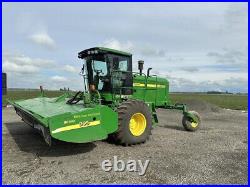 2009 John Deere 4995 Rotary Windrower 995 Head Set Up For Grass Seed 1294 Hours