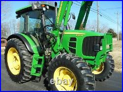 2009 John Deere 6100d Cab+loader+4x4 With 1,230hrs- No Emissions- Very Nice