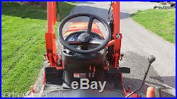 2009 KUBOTA B2320 4X4 COMPACT TRACTOR With LOADER & BELLY MOWER 341 HOURS HYDRO