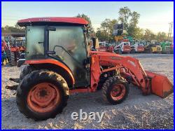 2009 Kubota L3240 4x4 Hydro 32Hp Compact Tractor with Cab & Loader 1600Hrs