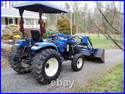 2009 New Holland Boomer T2220 35hp 4x4 diesel with loader