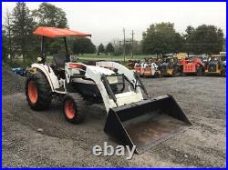 2010 Bobcat CT440 4X4 44HP Hydro Compact Tractor with Loader Only 900 Hours