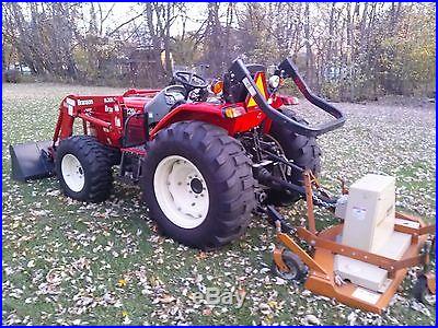 2010 Branson 4220i Tractor 4WD, 42HP, Manual Trans, with loader and mower