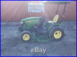 2010 John Deere 2320 4x4 Hydro Compact Tractor with Belly Mower Only 1500 Hours