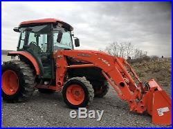 2010 Kubota L5240 Hsttc-3 4x4 Compact Diesel Tractor Loader Enclosed Heat And Ac