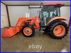 2010 Kubota M5040dtc Cab Tractor With Loader, 4x4, Ac & Heat, 3 Point Arms