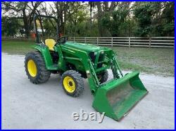 2011 JOHN DEERE 3038E TRACTOR With LOADER 4X4 37 HP 393 HOURS