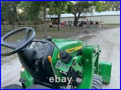 2011 JOHN DEERE 3038E TRACTOR With LOADER 4X4 37 HP 393 HOURS