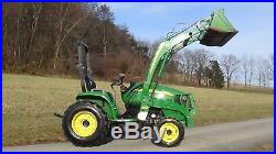 2011 John Deere 3320 4x4 Tractor With Loader