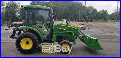 2011 John Deere 3520 Compact Tractor WithLoader And Deluxe Cab Only 150 hrs