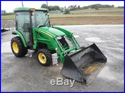 2011 John Deere 3720 Compact Tractor With JD 300CX Loader, Cab, AC/Heat, 1085 Hrs