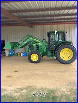 2011 John Deere 7130 Premium Tractor 3,943 Hours Loader 4WD 121 HP 3-Point Hitch