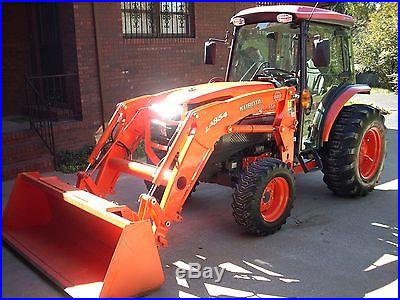 2011 KUBOTA L5740 CAB+LOADER+4X4+HYDRO TRANS WITH 327HRS. MINT CONDITION