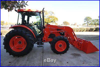 2011 Kubota 9540, 4x4 Cab Tractor with Kubota Loader Only 600 hrs