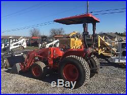 2011 Kubota L3800 4x4 Hydro Compact Tractor With Loader