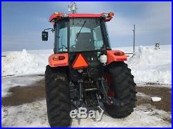 2011 Kubota M7040 Tractor With Loader Cab Heat/AC 4X4 70HP 422 Hrs VERY CLEAN
