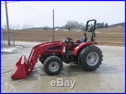 2011 MAHINDRA 4035 4X4 TRACTOR With LOADER, 40 HP, SHUTTLE SHIFT, 722 HOURS NICE