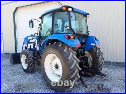 2011 NEW HOLLAND POWERSTAR T4.75 TRACTOR With LOADER, CAB, HEAT/AC, 4X4, 850 HOURS
