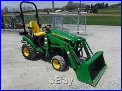 2012 JOHN DEERE 1026R 4x4 TRACTOR WithLOADER, HYDROSTATIC, 155 HRS IMMACULATE