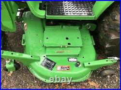 2012 John Deere 2520 Diesel Tractor Loader Mower Plow Bagger Lots of Extras