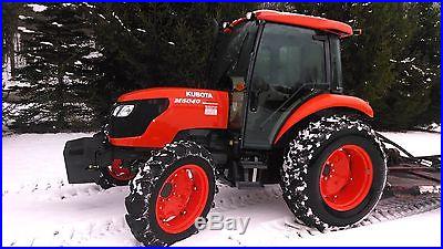 2012 KUBOTA M 6040 TRACTOR 4X4 ONLY 290 HOURS LIGHT USE MUST SEE! AC! HEAT