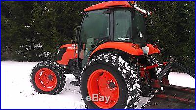 2012 KUBOTA M 6040 TRACTOR 4X4 ONLY 290 HOURS LIGHT USE MUST SEE! AC! HEAT