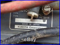 2012 Kubota B26 Tractor/Loader/Backhoe, 4WD, Hydro, R4, 26HP, 1,213 Hours