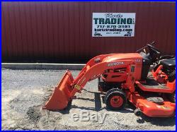 2012 Kubota BX1850 4X4 Hydo Compact Tractor with Loader 60 Mower Only 300Hrs