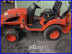 2012 Kubota Bx25 Hst 4x4 Diesel Tractor Loader Backhoe Tlb Low Cost Shipping