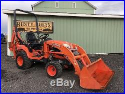 2012 Kubota Bx25 Hst 4x4 Diesel Tractor Loader Backhoe Tlb Low Cost Shipping