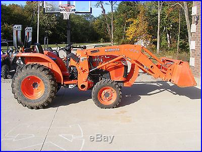 2012 Kubota L3800HST tractor with a LA524 bucket
